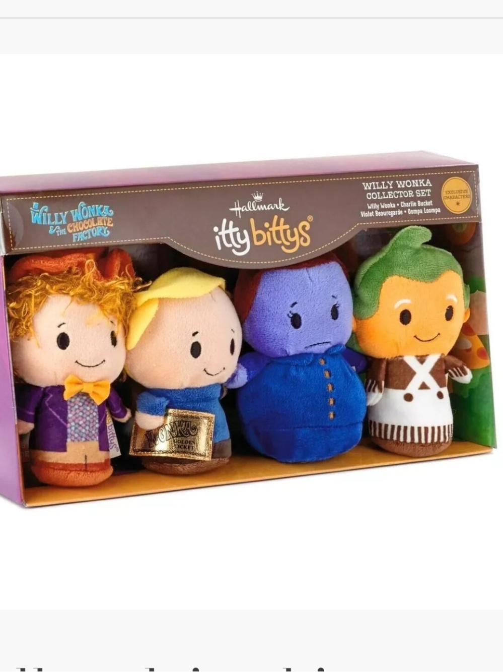 Hallmark Itty Bittys Willy Wonka Collection Set